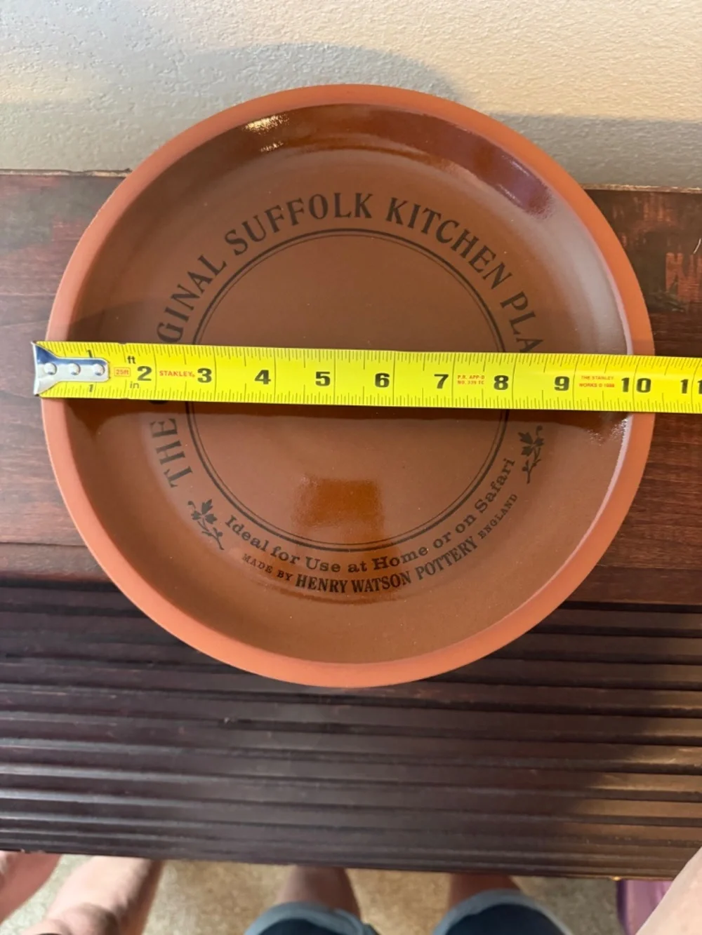 Henry Watson Pottery Kitchen Plate